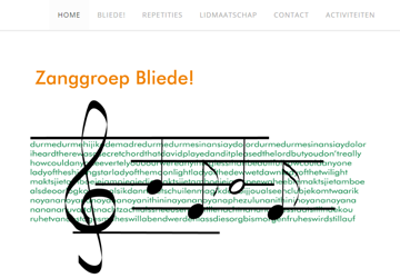 link naar http://zanggroepbliede.nl